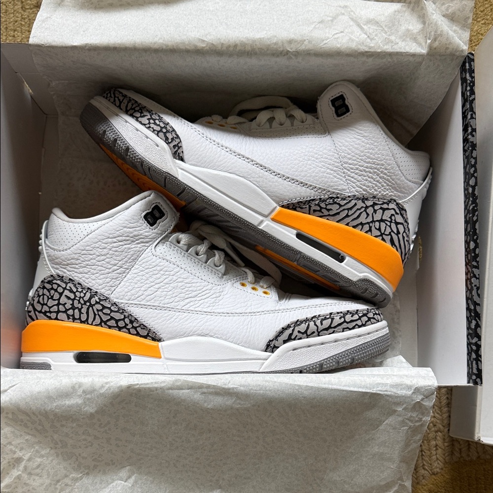 Air Jordan 3 Retro Laser Orange 2020 (W8/M6.5)